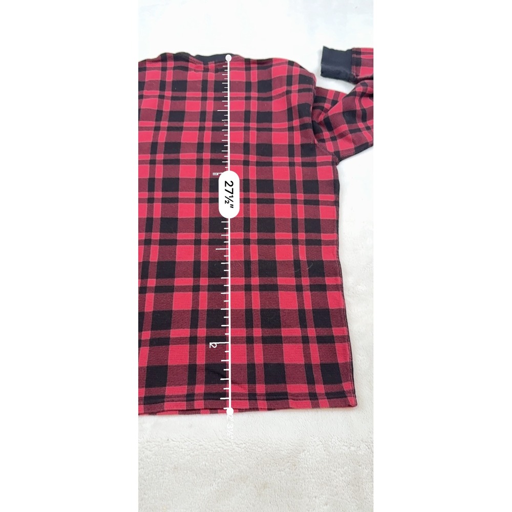 Polo Ralph‎ Lauren Mens Long Sleeve Thermal Plaid Crewneck Shirt Size L G - Picture 6 of 6